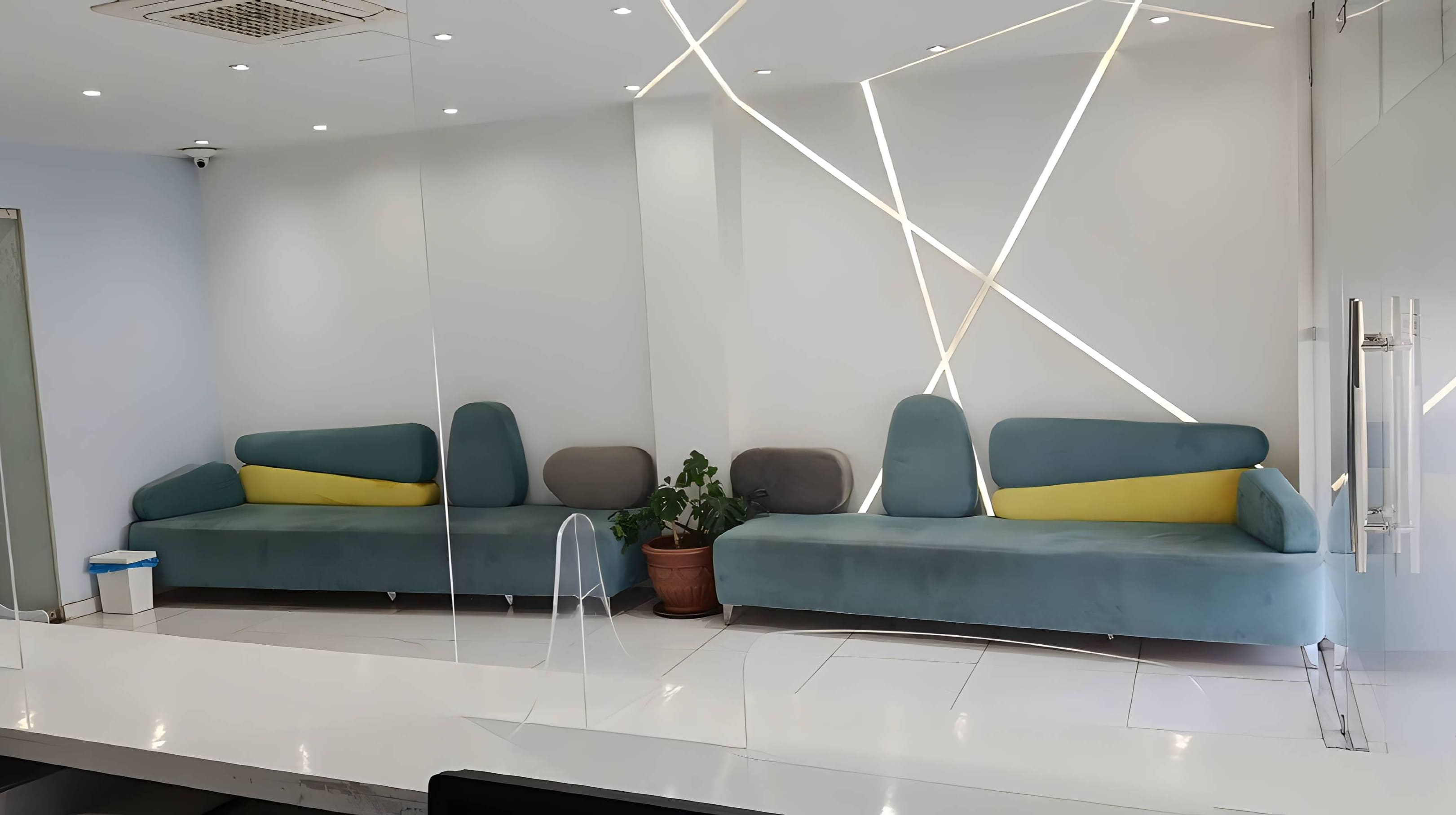 Salle d'attente du laboratoire