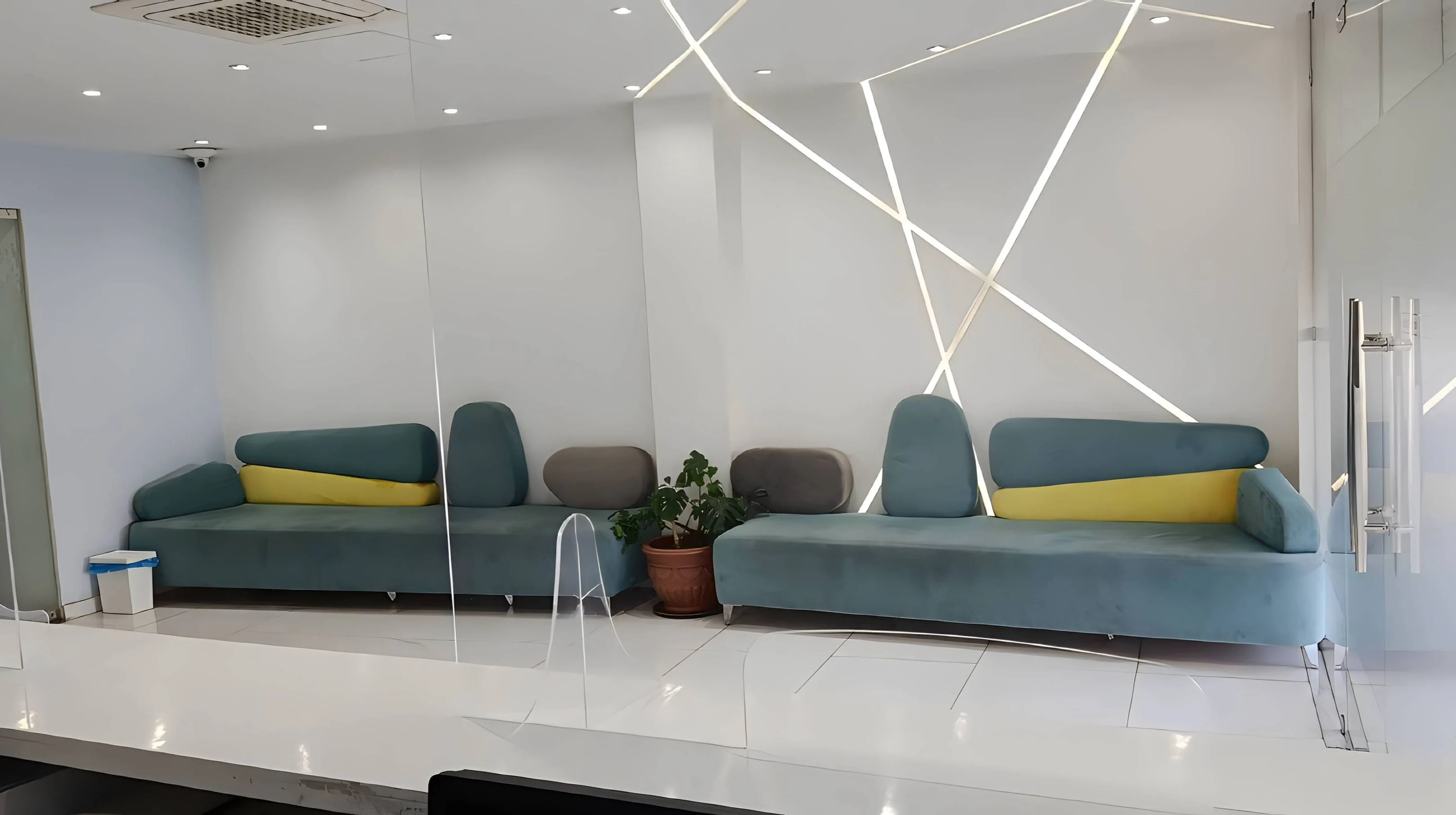 Salle d'attente du laboratoire